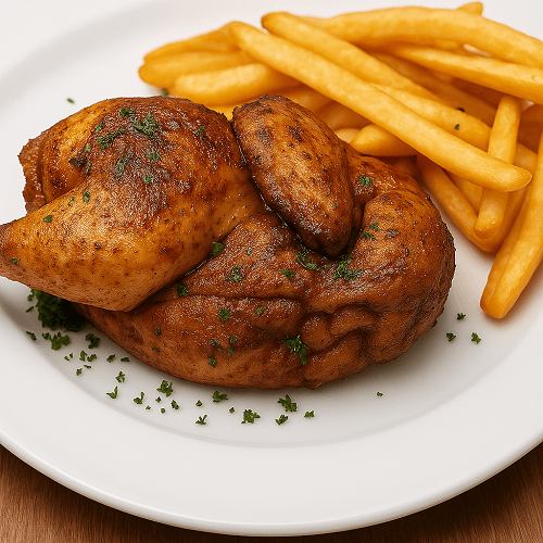 نصف دجاج محمر