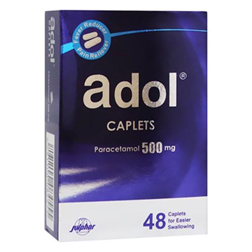 ادول 500مجم باراسيتامول مسكن للالم وخافض للحرارة 48قرص
