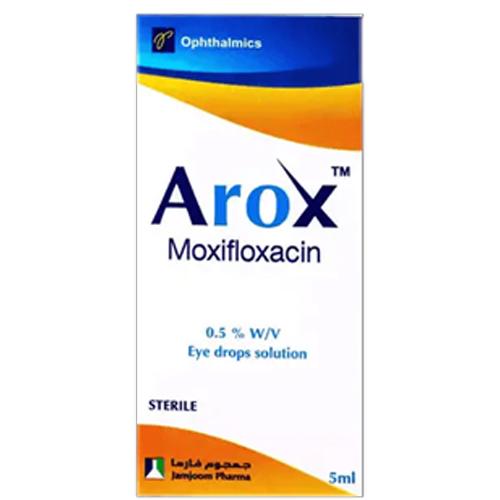 اروكس قطره للعين لعلاج الالتهابات الناتجة عن العدوى البكتيرية 5مل