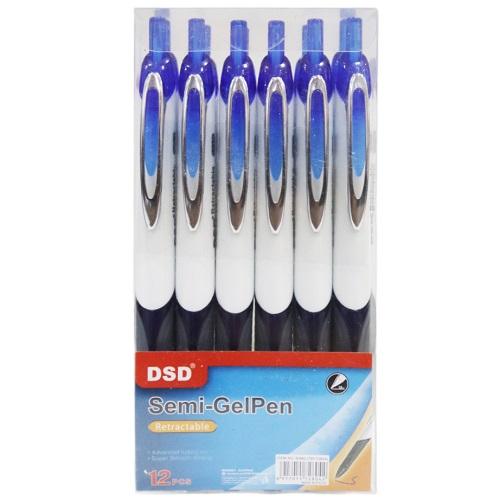 دي اس دي قلم حبر ارزق جاف 12حبة رقم.TB172804
