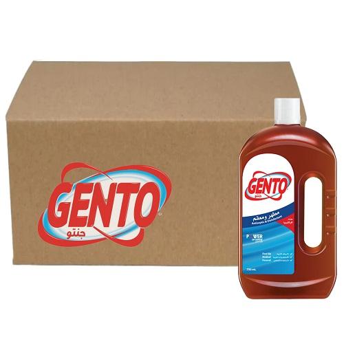 جنتو مطهر ومعقم مضاد للبكتيريا 750مل 12حبة