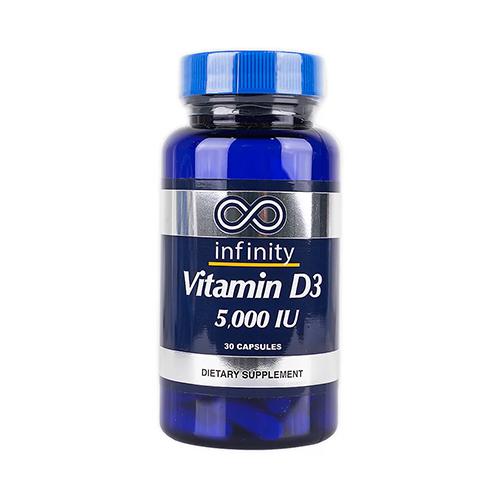 انفينيتي فيتامين د تركيز 5000 وحدة دولية 30كبسولة