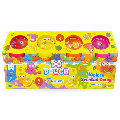 دو دو طقم طين كأس 4لون