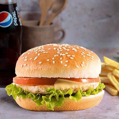 وجبة برجر دجاج