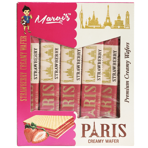 مارفيس باريس بسكويت ويفر محشو بكريمة الفراولة 540جم