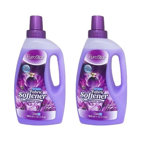 يورو ستار منعم ملابس مركز بحبيبات مايكرو 1.5لتر 2حبة