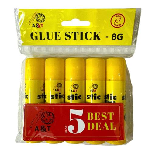 اي اند تي باكيدج صمغ ستيك 8جم 5حبة