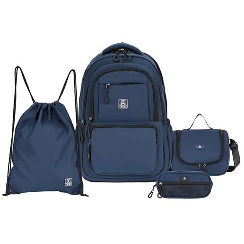 توينز مجموعة العودة الى المدرسة حقيبة ظهر مقلمة حقيبة اكل وحقيبة رياضة 4قطع #7