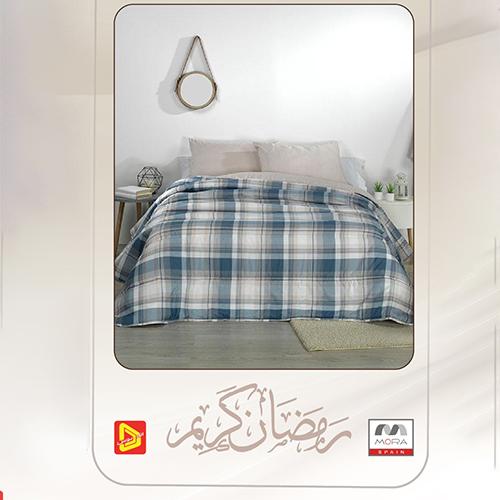 مورا بيد سبريد رقم.001 لحاف سوبر اكسترا مجوز كينج 250x270سم 3قطع موديل رقم.J-1124