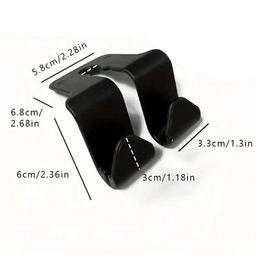 خطاف لمسند مقعد السيارة متعدد الاستخدام 2حبة