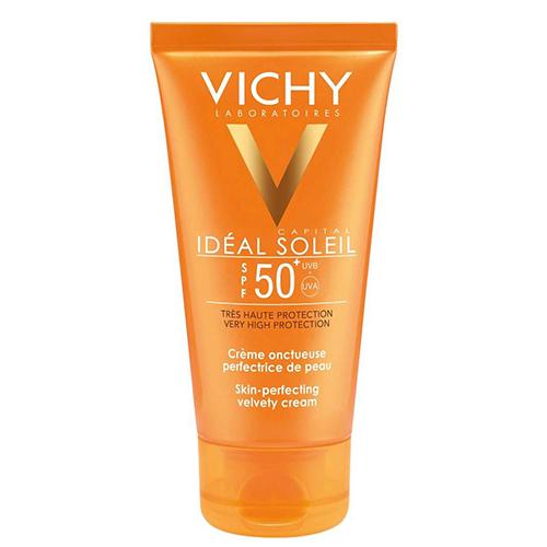 فيشي كابيتال ايديال سوليل كريم مخملي مثالي للبشرة واقي من الشمس بمعامل حماية50+ 50مل.101425